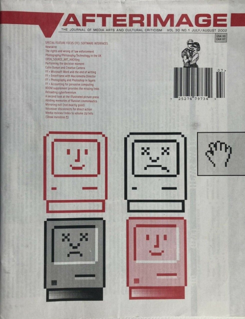 AFTERIMAGE magazine side cover  Vol 30 No  1  July/August 2002